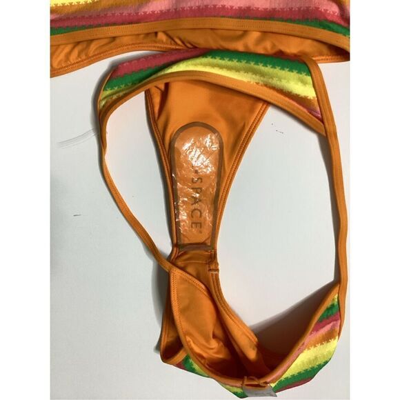 New. L*SPACE stripe bikini. Large. Retails. $198 - Picture 10 of 12